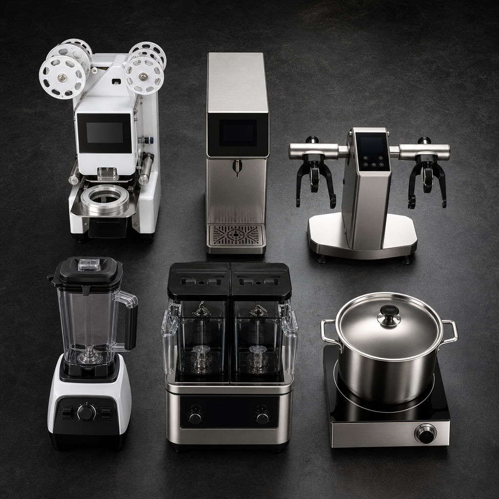 Bubble tea equipment